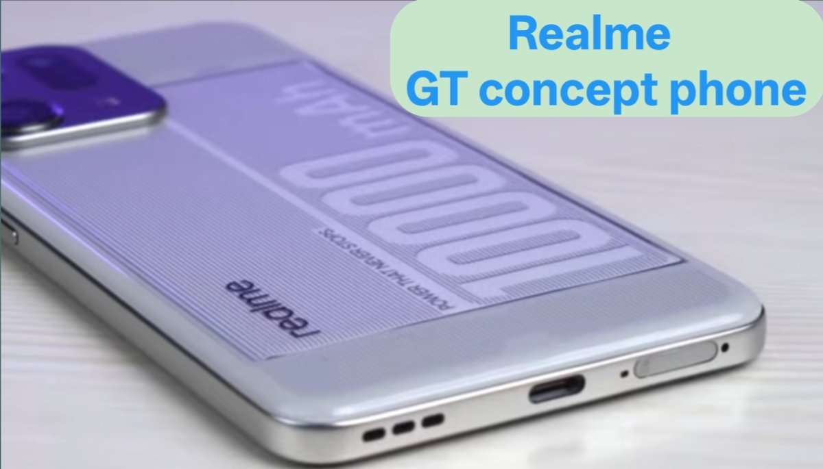 Realme GT Concept Phone with 10,000mAh battery and 320W charging