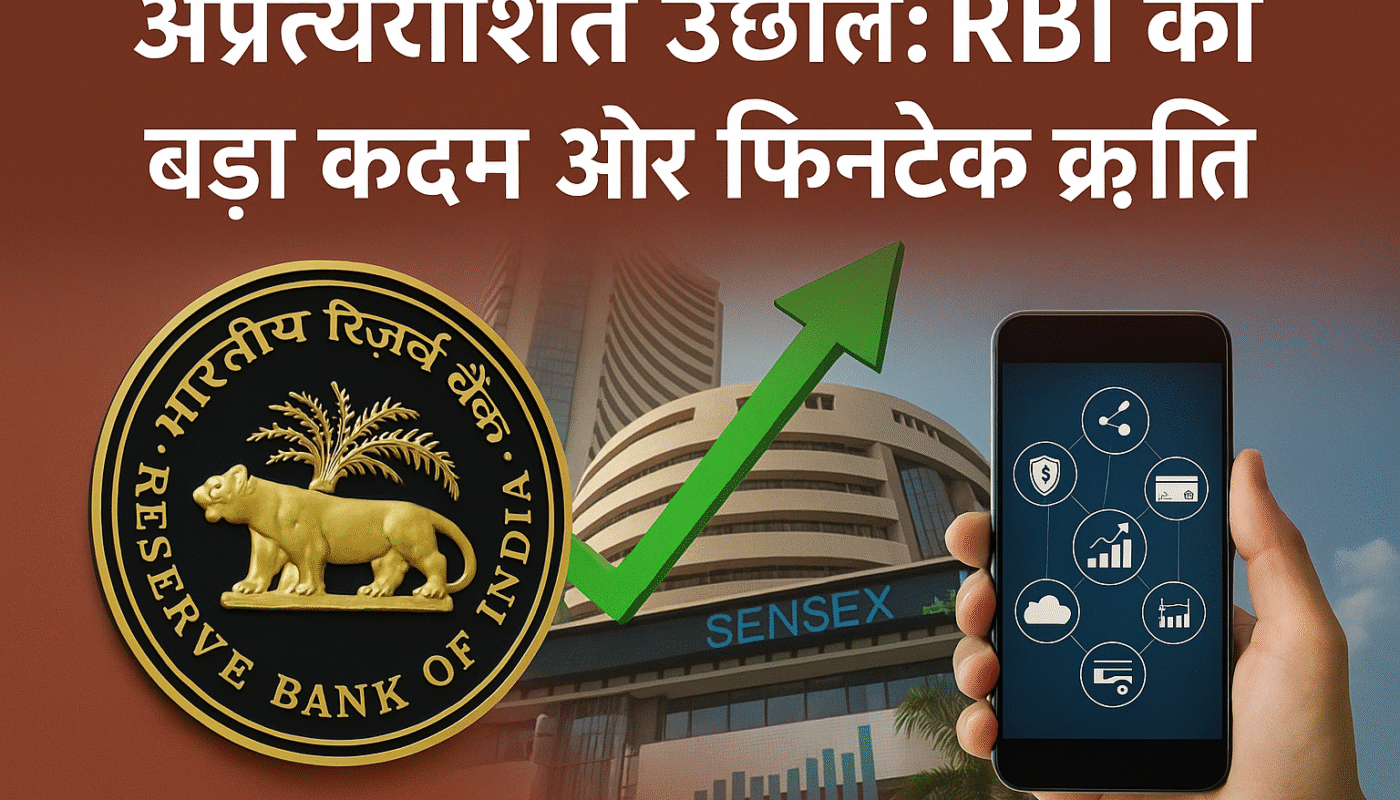 Unstoppable Surge:RBI bold move fintech expansion 2025. अपराजेय उछाल: भारत की साहसिक RBI पहल और फिनटेक क्रांति