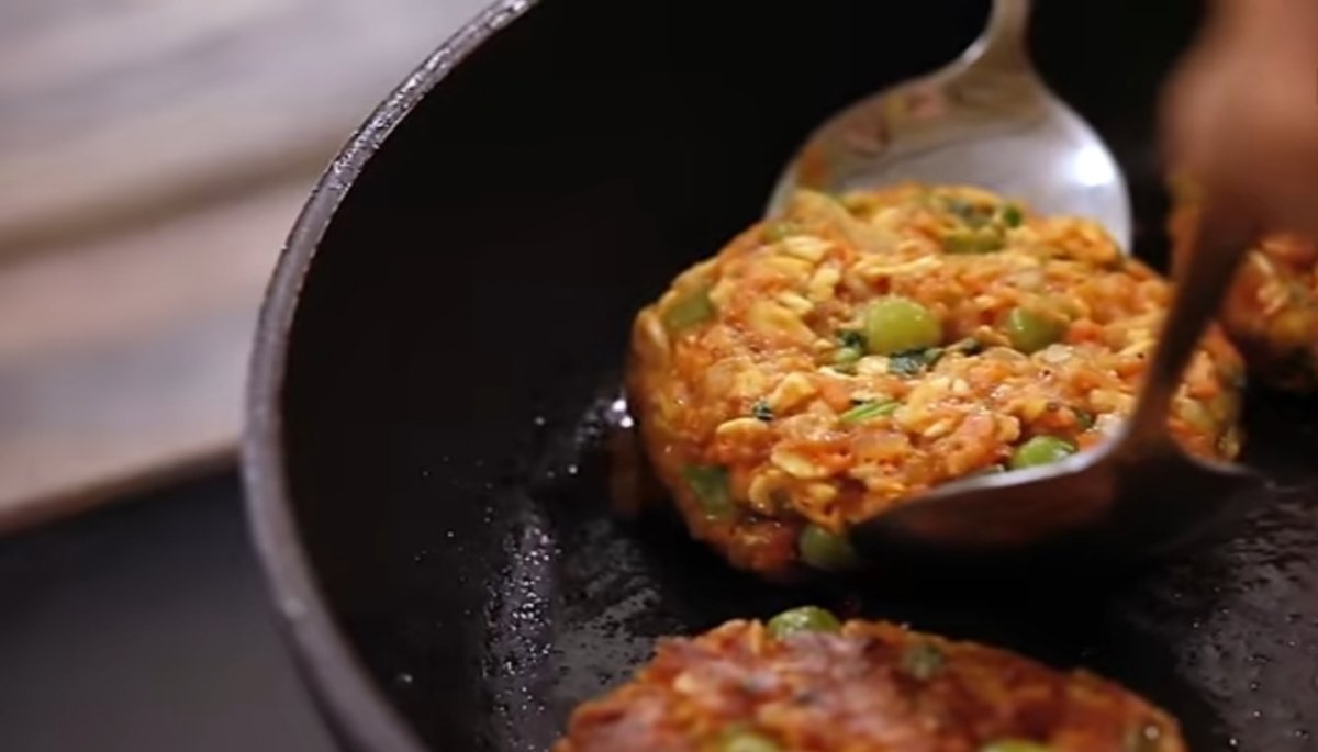 Oats Veg Cutlet Recipe for Weight Loss