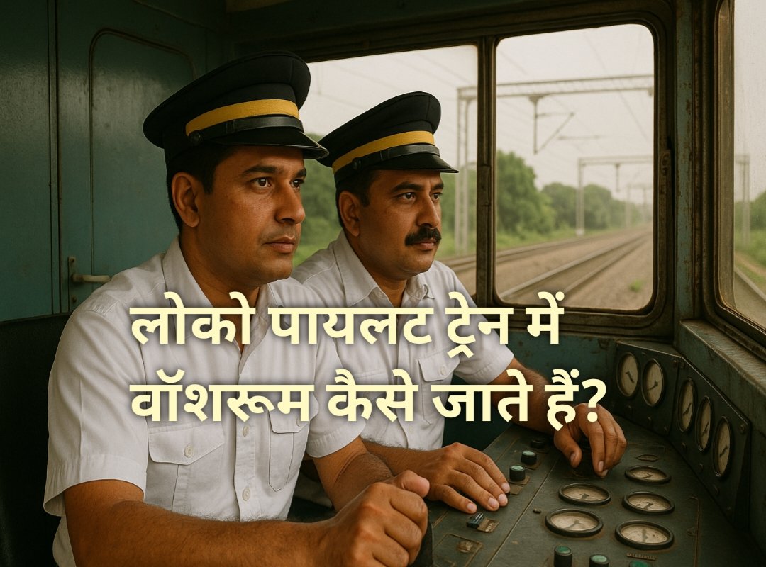 Loco Pilot Washroom Secrets: 7 Shocking Truths You Didn’t Know About Train Drivers’ Bathroom Breaks. लोको पायलट वॉशरूम सीक्रेट्स: ट्रेन ड्राइवर के वॉशरूम ब्रेक से जुड़ी 7 चौंकाने वाली सच्चाइयाँ, जिनके बारे में आपने कभी नहीं सोचा होगा